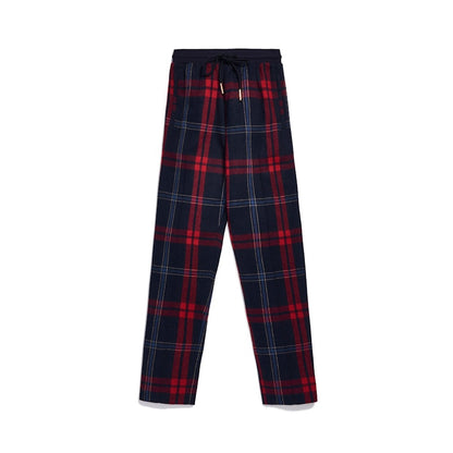 Kith for Bergdorf Goodman Lewis Track Pant Navy/Blue Plaid