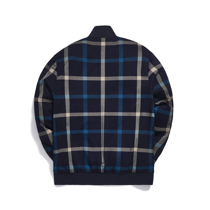 Kith for Bergdorf Goodman Roger Track Jacket Navy/Blue Plaid