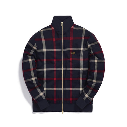 Kith for Bergdorf Goodman Roger Track Jacket Navy/Red Plaid