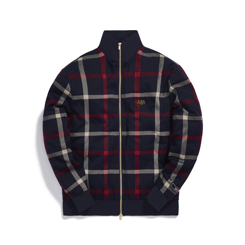 Kith for Bergdorf Goodman Roger Track Jacket Navy/Red Plaid