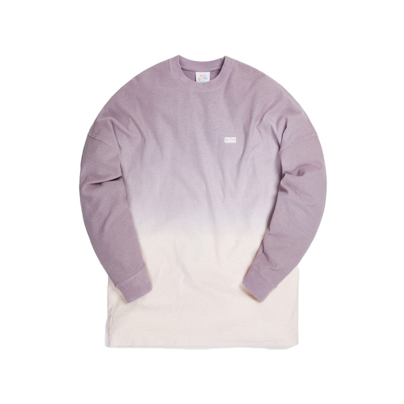 Kith for Lucky Charms Dip Dye L/S Tee Purple/Pink
