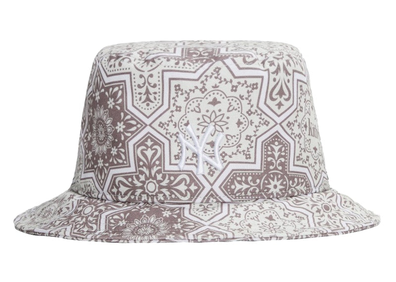 Kith for New Era & New York Yankees Moroccan Tile Bucket Hat Pink/Multi