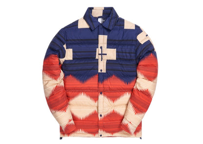 Kith for Pendleton Wyeth Trail Puffer Shirt Jacket Navy/Multi