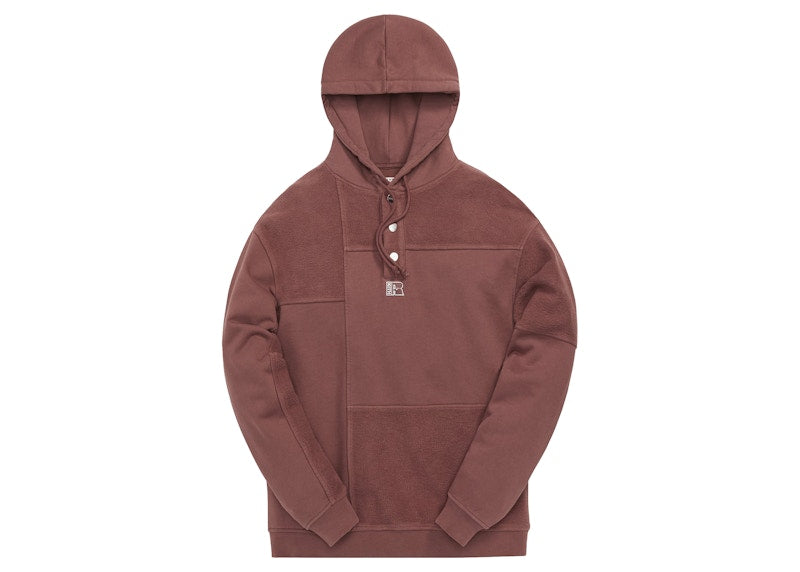 Kith for Russell Athletic Reverse Patchwork Williams IV Hoodie Rogue