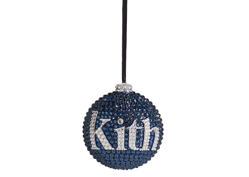 Kith for Swarovski Kithmas Ball Ornament Navy