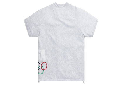 Kith for Team USA 5 Rings Howard Tee Light Heather Grey