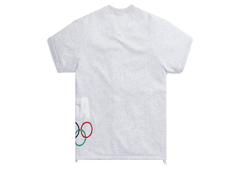 Kith for Team USA 5 Rings Howard Tee Light Heather Grey