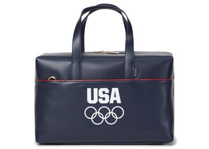 Kith for Team USA & Away Leather Everywhere Bag Navy
