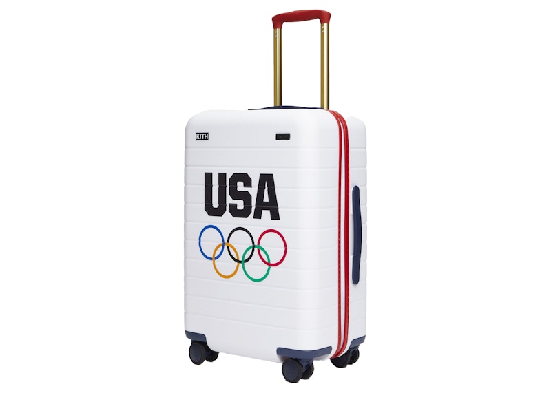 Kith for Team USA & Away PC Bigger Carry-on Luggage White
