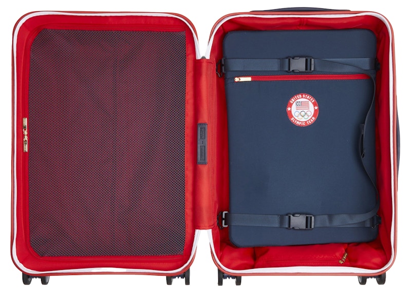 Kith for Team USA & Away PC Bigger Carry-on Luggage White