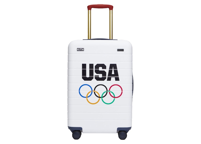 Kith for Team USA & Away PC Bigger Carry-on Luggage White