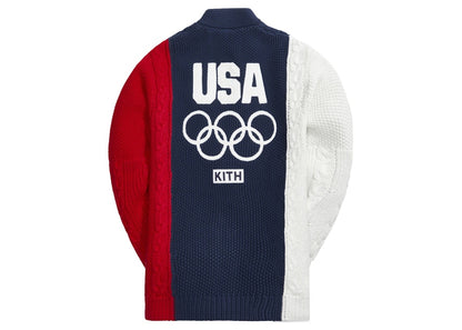 Kith for Team USA Cable Knit Cardigan Nocturnal