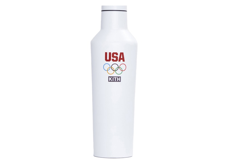 Kith for Team USA & Corkcicle USA Canteen White
