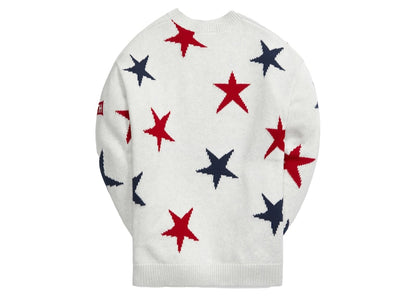 Kith for Team USA Intarsia Sweater Light Grey