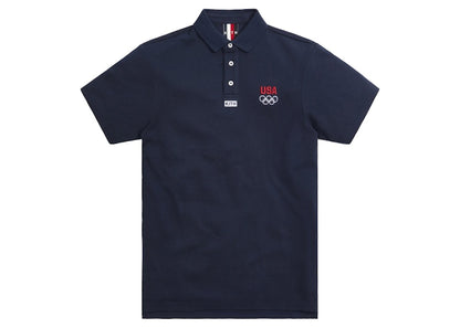 Kith for Team USA Pique Polo Nocturnal