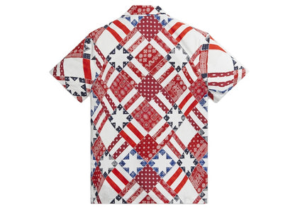 Kith for Team USA Starry Quilt Camp Collar Shirt Pyre