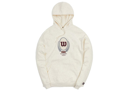 Kith for Wilson Crest Hoodie Heather Oatmeal