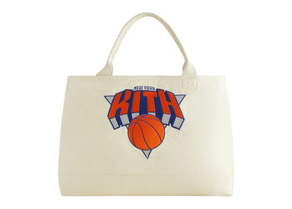 Kith for the New York Knicks Canvas Tote Sandrift