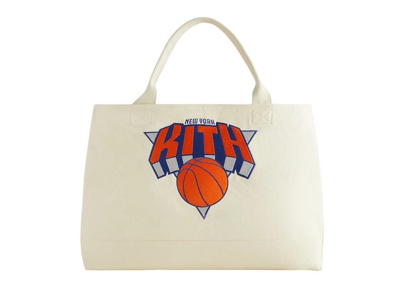 Kith for the New York Knicks Canvas Tote Sandrift