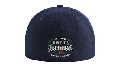 Kith x 47 Brand New York Yankees Wool Franchise LS Cap Nocturnal
