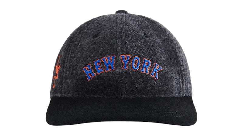 Kith x 47 Brand x The New York Mets Patchwork Wool Franchise Ls Cap Shadow