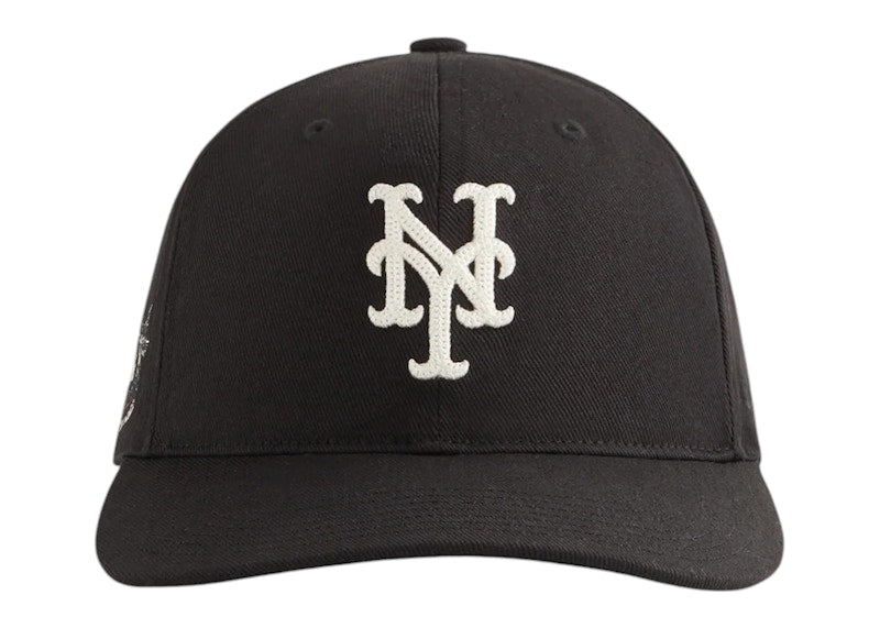 Kith x '47 New York Mets Heavy Twill Franchise LS Cap Black