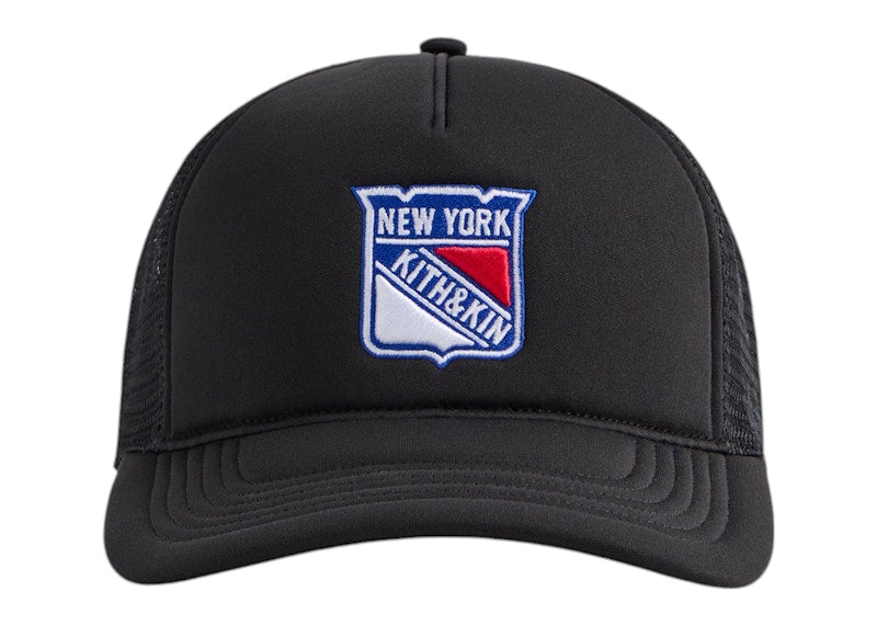 Kith x 47 New York Rangers Trucker Cap Black