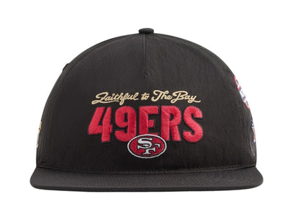 Kith x 47 x NFL San Francisco 49ers Hitch Snapback Cap Black
