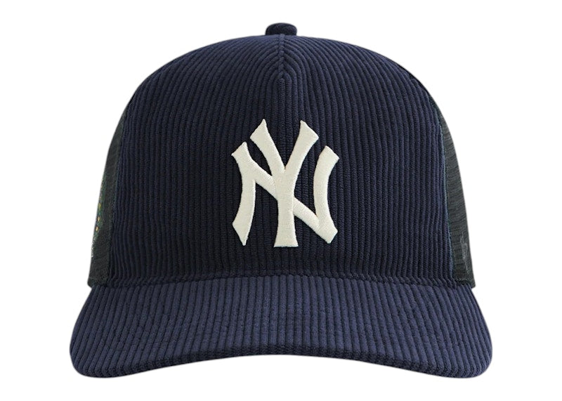 Kith x '47 x New York Yankees Corduroy Trucker Hat Nocturnal