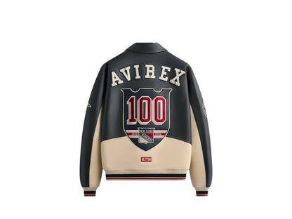 Kith x AVIREX for the New York Rangers Bomber Jacket Navy