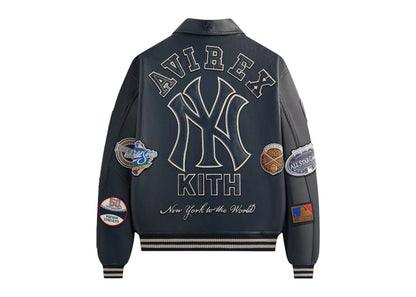 Kith x AVIREX for the New York Yankees Leather Jacket Nocturnal