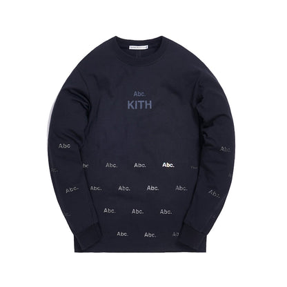 Kith x Advisory Board Crystals Diagram L/S Tee Black