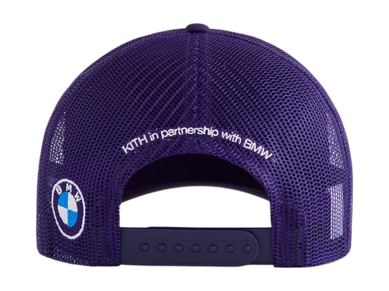 Kith x BMW M Nolan Trucker Hat Techno Violet