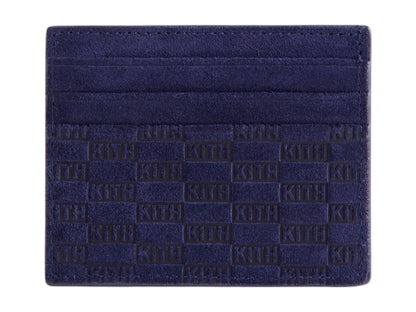 Kith x BMW Monogram Suede Card Holder Techno Violet