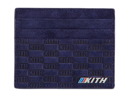 Kith x BMW Monogram Suede Card Holder Techno Violet
