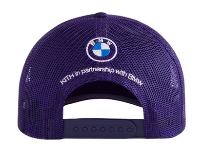 Kith x BMW Nolan Trucker Hat Techno Violet
