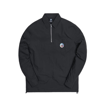 Kith x BMW Quarter Zip Collared Shirt Black