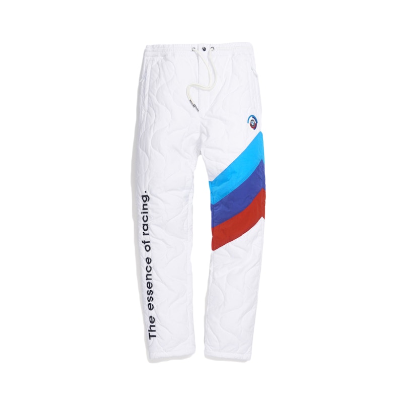 Kith x BMW Quilted Racing Pants Off White