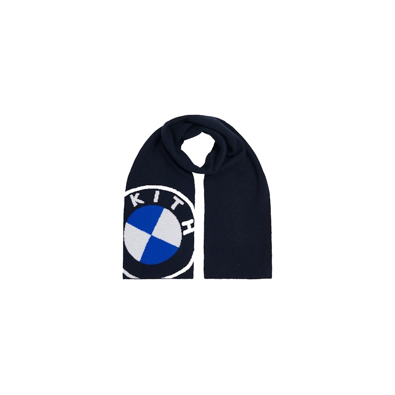 Kith x BMW Roundel Knit Scarf Black