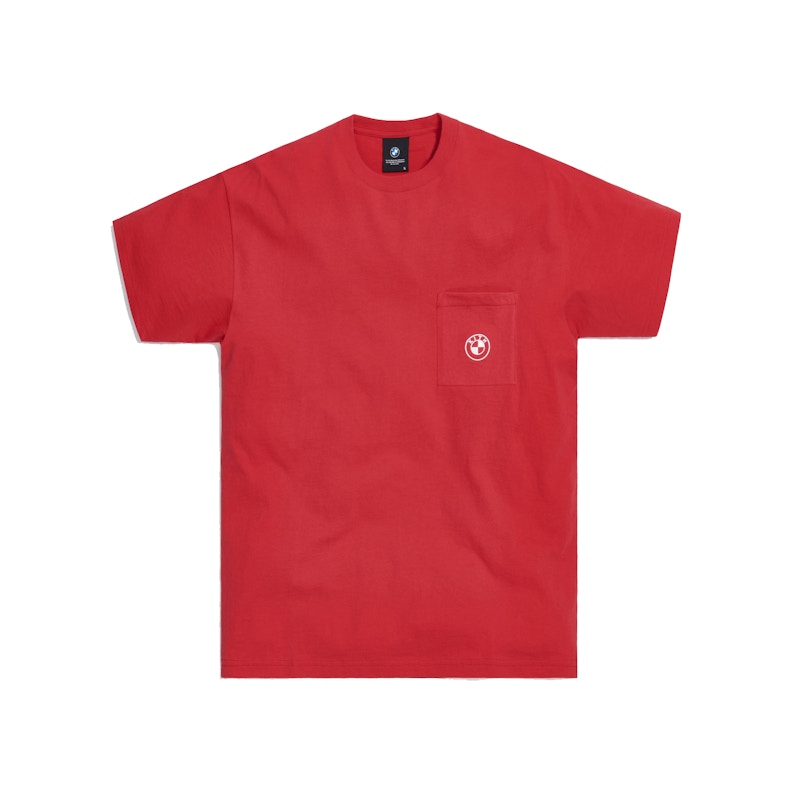 Kith x BMW Roundel Pocket Tee Red