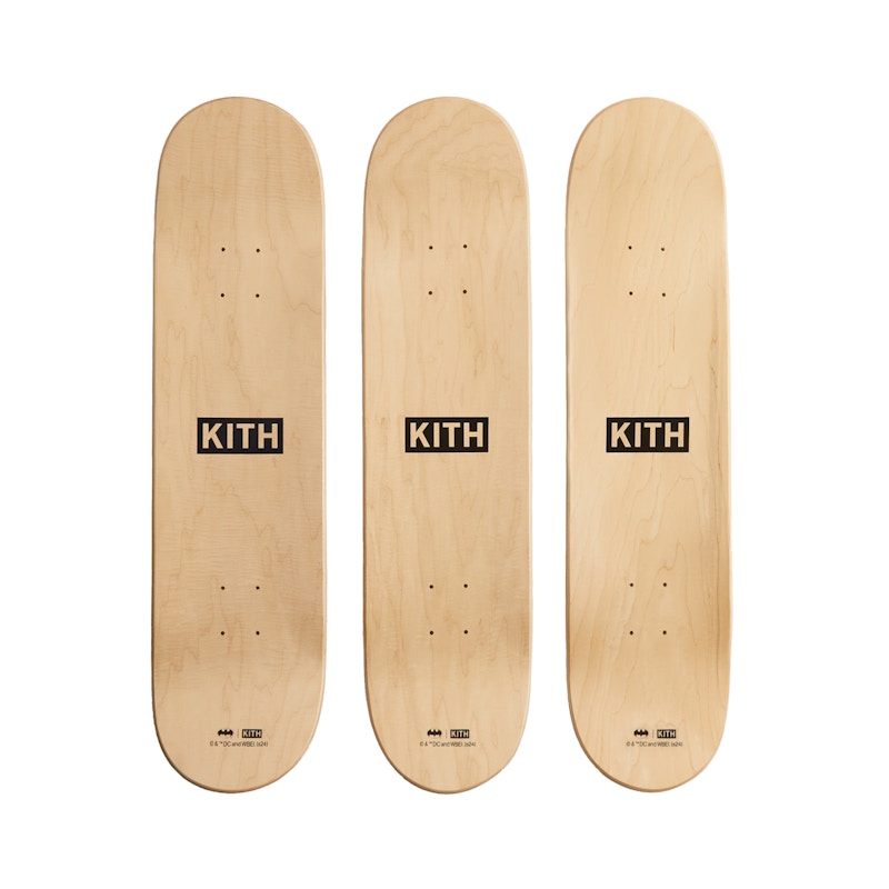Kith x Batman 1989 Triptych Skatedeck Set