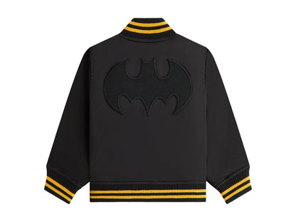 Kith x Batman Baby Satin Bomber Jacket Black