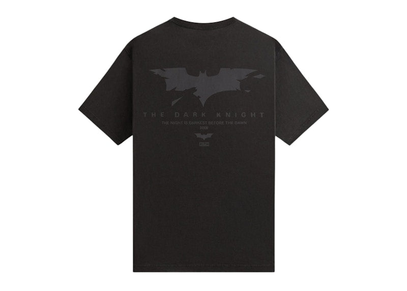 Kith x Batman Dark Knight Teaser Vintage Tee Black
