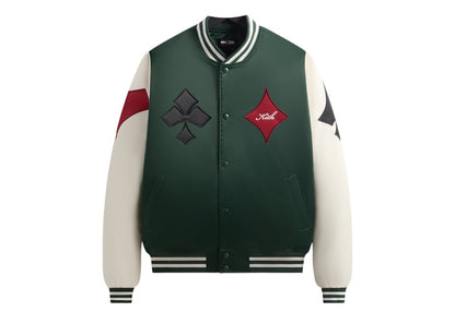 Kith x Batman Joker Satin Bomber Jacket Ivy Green