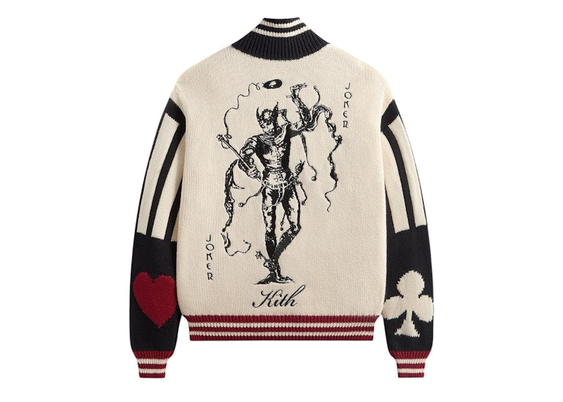 Kith x Batman Joker Wyona Full Zip Sweater Sandrift