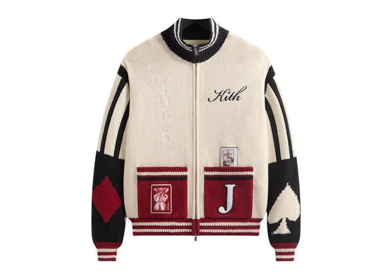 Kith x Batman Joker Wyona Full Zip Sweater Sandrift