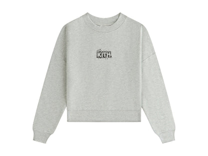 Kith x Batman Kids Bats Nelson Crewneck Light Heather Grey