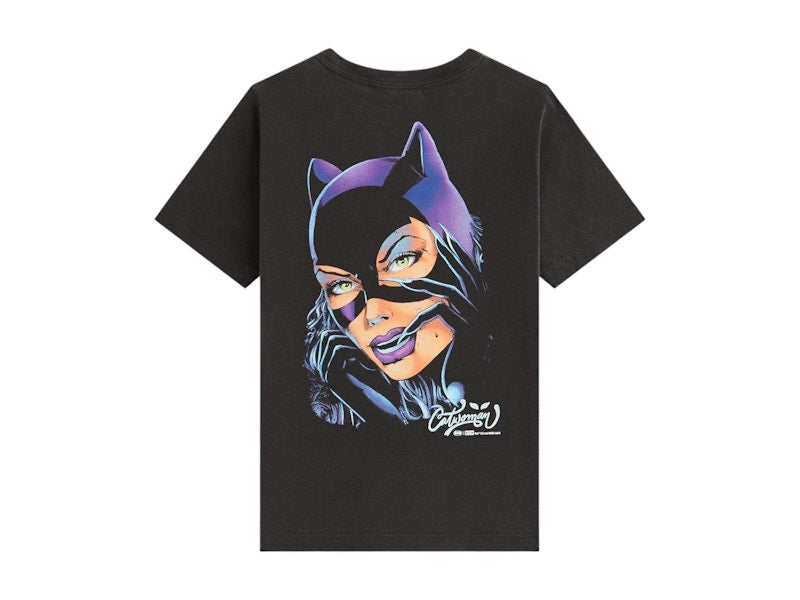 Kith x Batman Kids Catwoman Vintage Tee Black