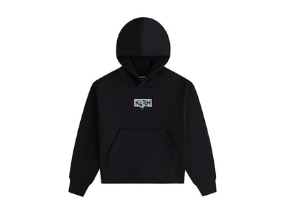 Kith x Batman Kids Classic Logo Nelson Hoodie Black