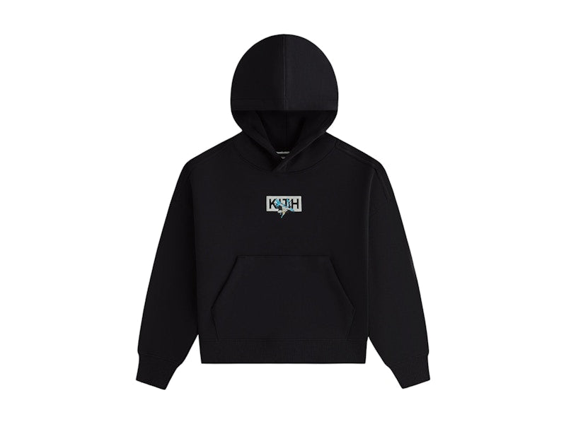 Kith x Batman Kids Classic Logo Nelson Hoodie Black